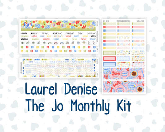 Kit 0269 - Laurel Denise The Jo Planner - Monthly Kit - June - Dolce Mare