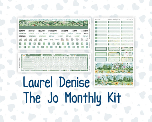 Kit 0264 - Laurel Denise The Jo Planner - Monthly Kit - May - Spring Walk