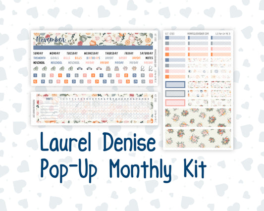 Kit 0193 - Laurel Denise Pop-Up - Monthly Kit - November - Harvest Blooms