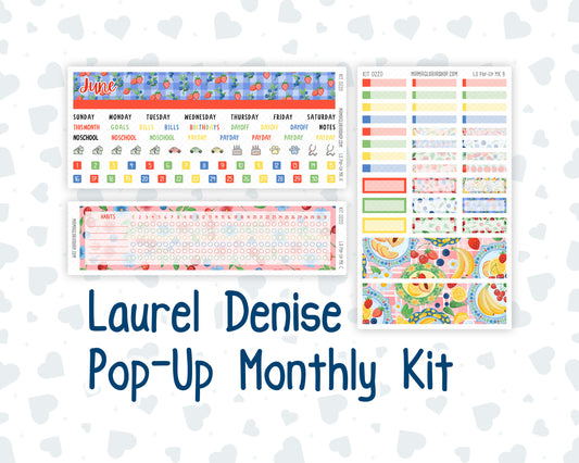 Kit 0220 - Laurel Denise Pop-Up - Monthly Kit - June - June Berries