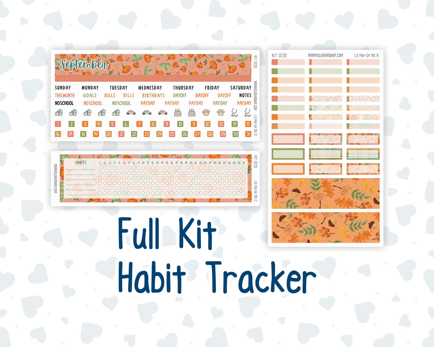 Kit 0233 - Laurel Denise Pop-Up - Monthly Kit - September - Cinnamon Days