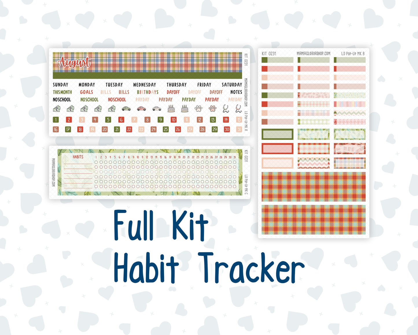 Kit 0231 - Laurel Denise Pop-Up - Monthly Kit - August - Backyard BBQ