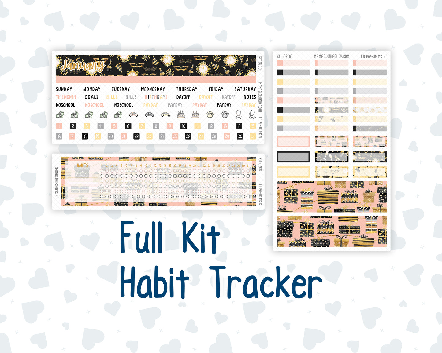Kit 0200 - Laurel Denise Pop-Up - Monthly Kit - January - Golden Hour