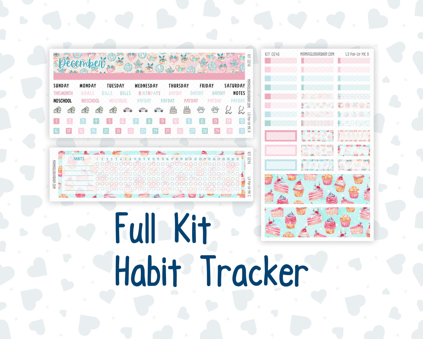 Kit 0246 - Laurel Denise Pop-Up - Monthly Kit - December - Gingerbread Sweets