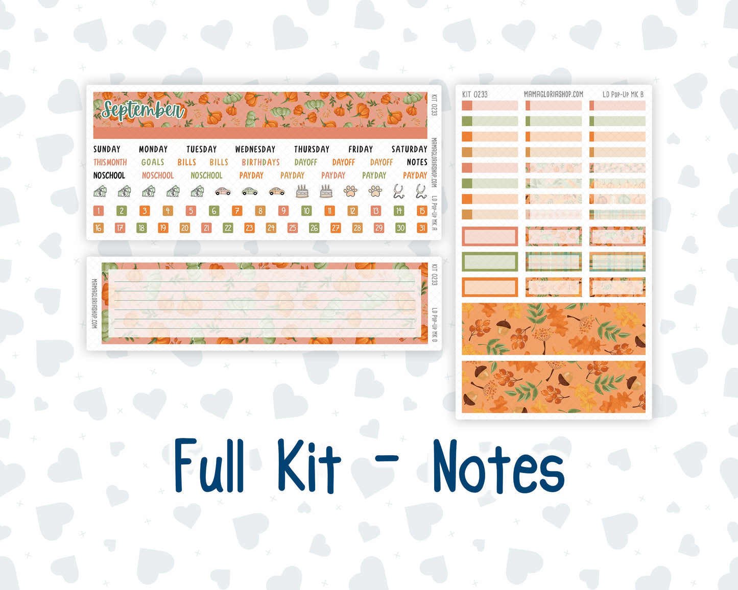 Kit 0233 - Laurel Denise Pop-Up - Monthly Kit - September - Cinnamon Days