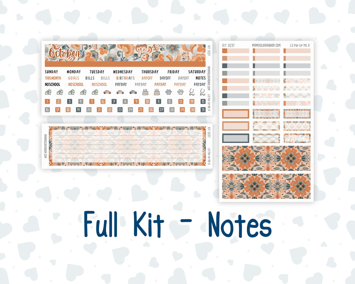 Kit 0237 - Laurel Denise Pop-Up - Monthly Kit - October - Forest Folk