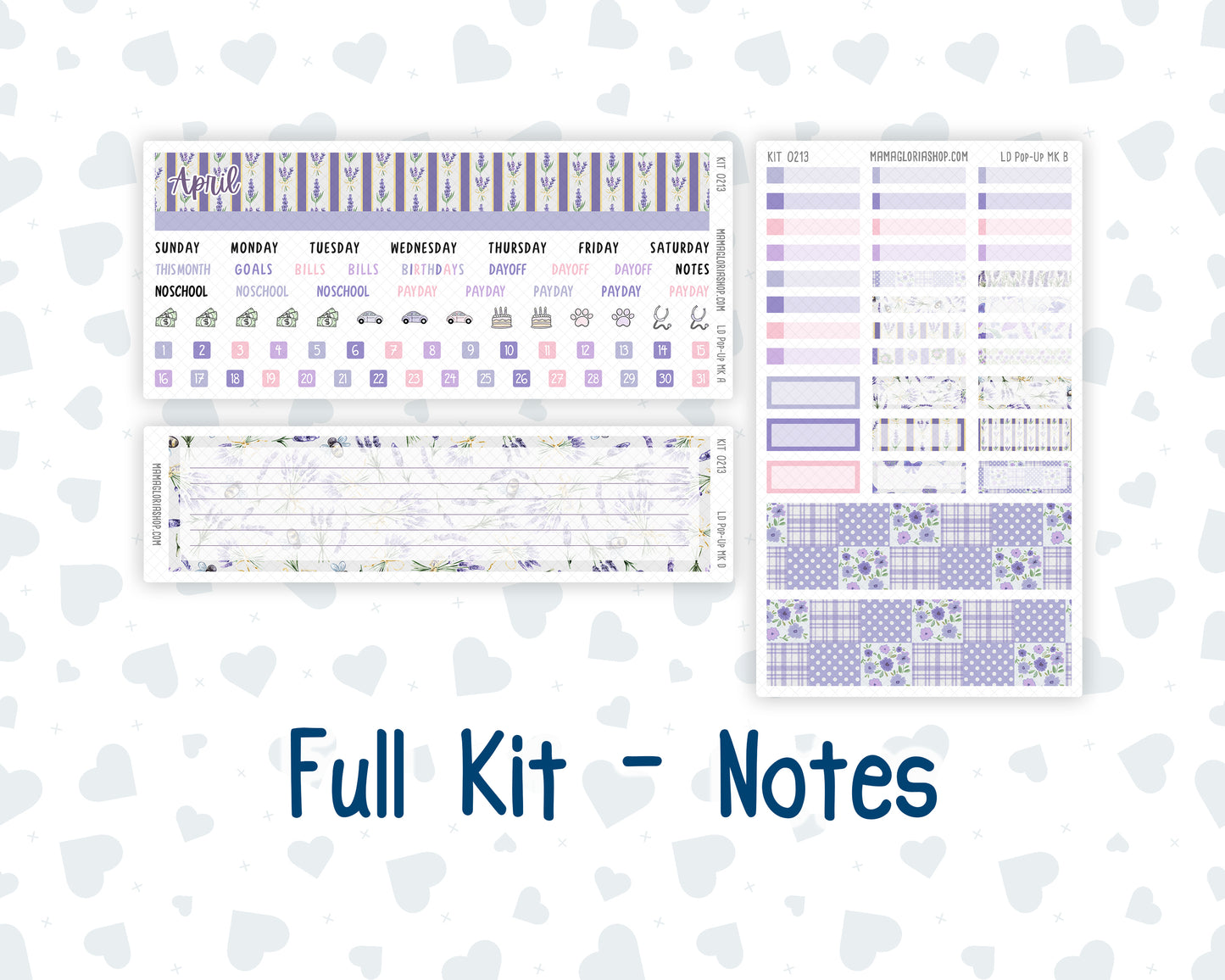 Kit 0213 - Laurel Denise Pop-Up - Monthly Kit - April - Provence