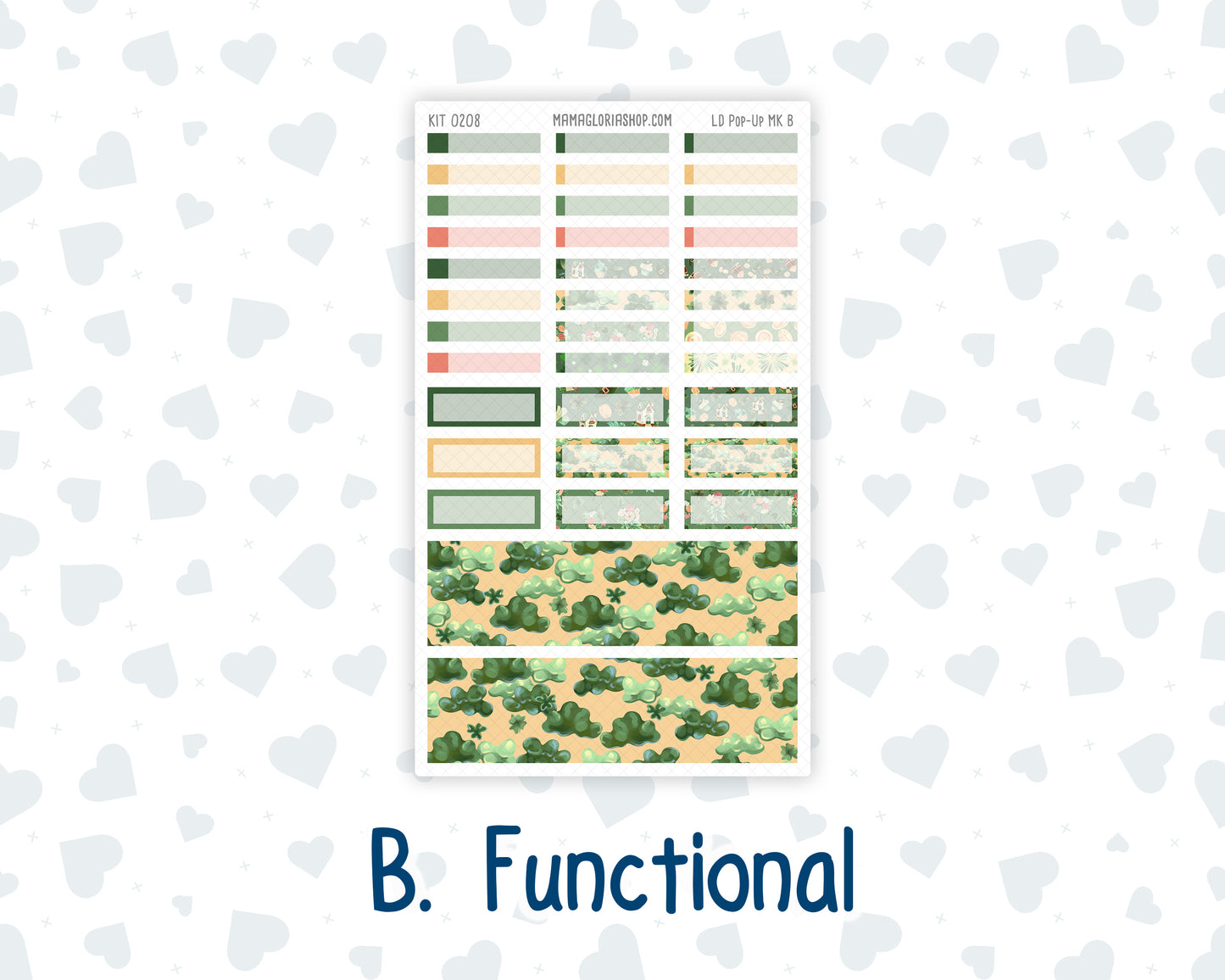 Kit 0208- Laurel Denise Pop-Up - Monthly Kit - March - Shamrock Lane