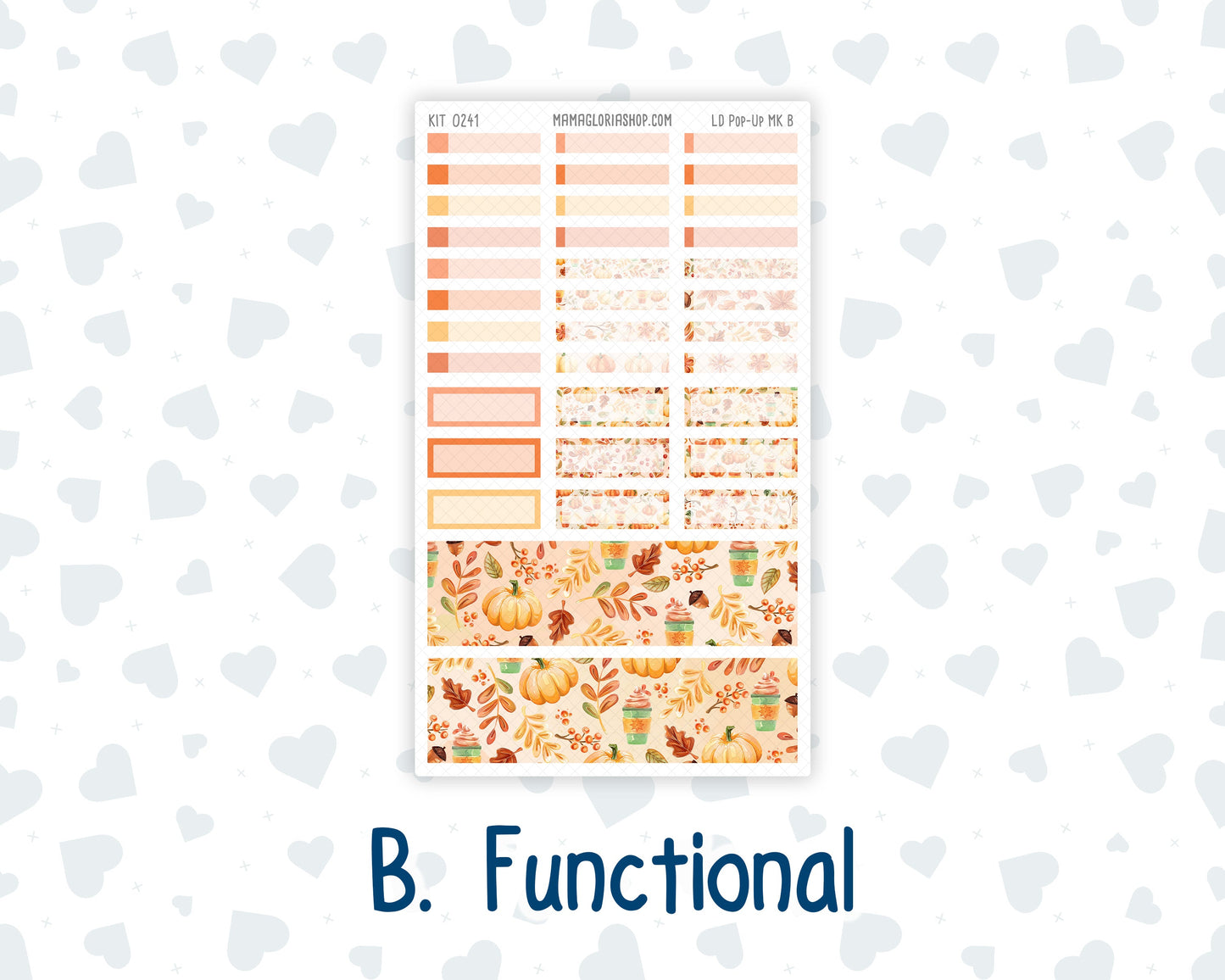 Kit 0241 - Laurel Denise Pop-Up - Monthly Kit - November - Pumpkin Latte