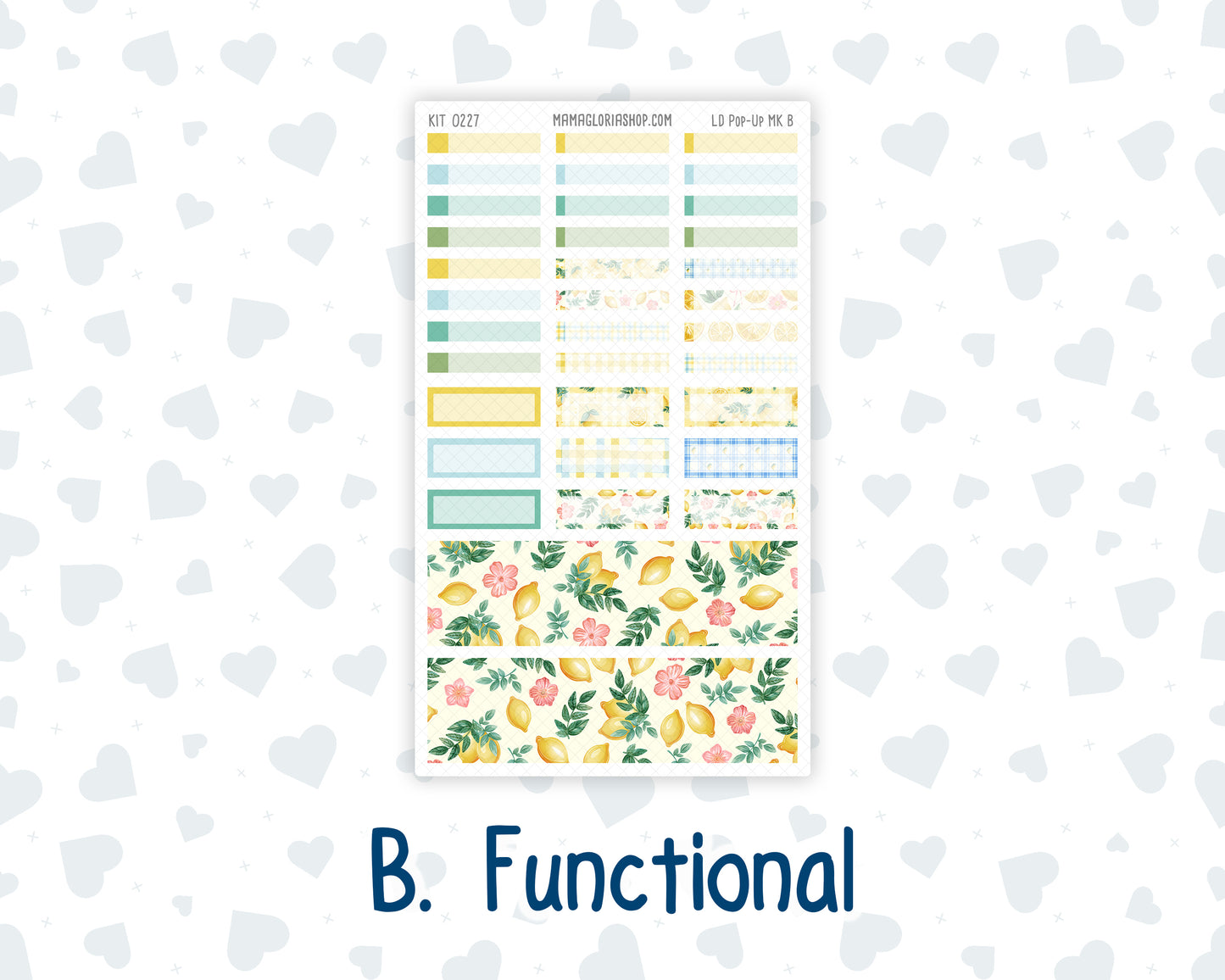 Kit 0227 - Laurel Denise Pop-Up - Monthly Kit - July - Lemon Grove