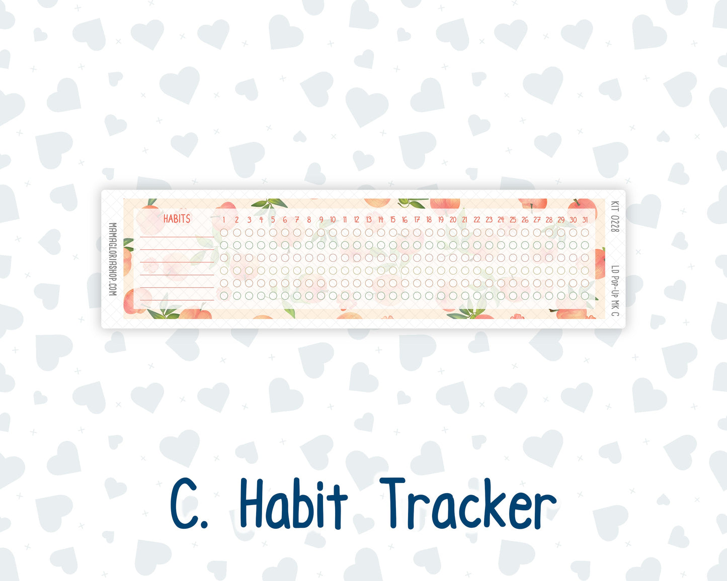 Kit 0228 - Laurel Denise Pop-Up - Monthly Kit - August - Just Peachy