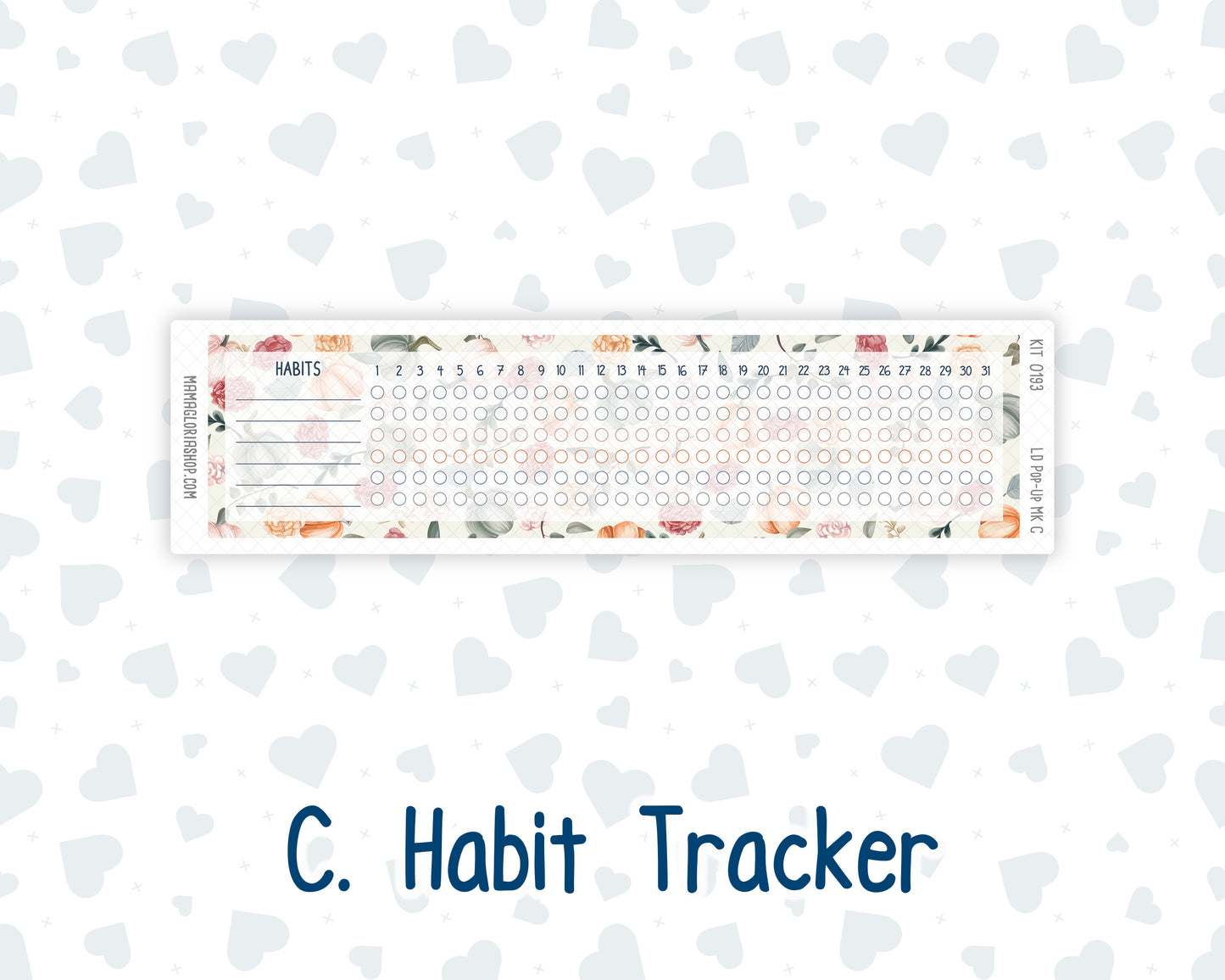 Kit 0193 - Laurel Denise Pop-Up - Monthly Kit - November - Harvest Blooms