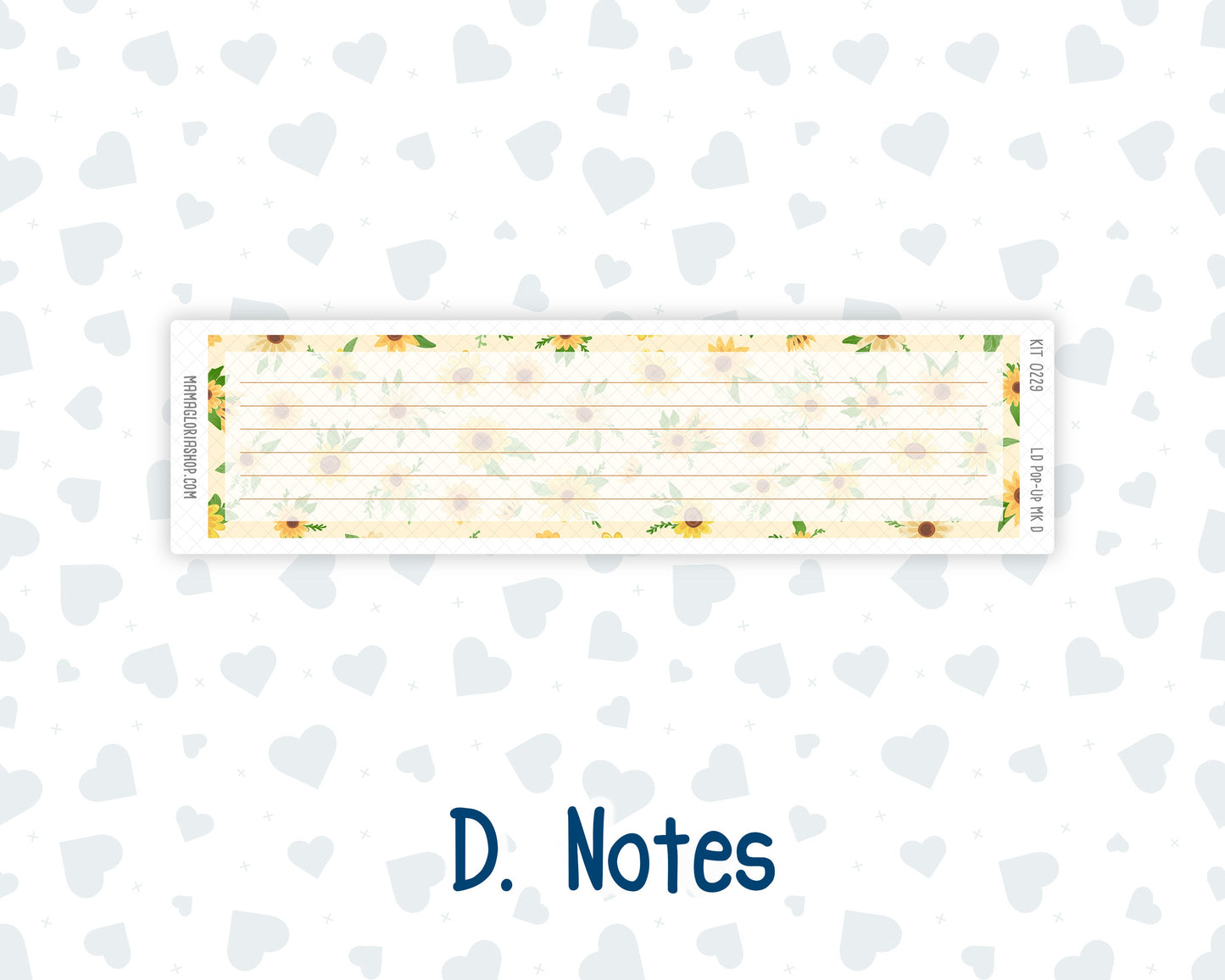 Kit 0229 - Laurel Denise Pop-Up - Monthly Kit - August - Golden Faces