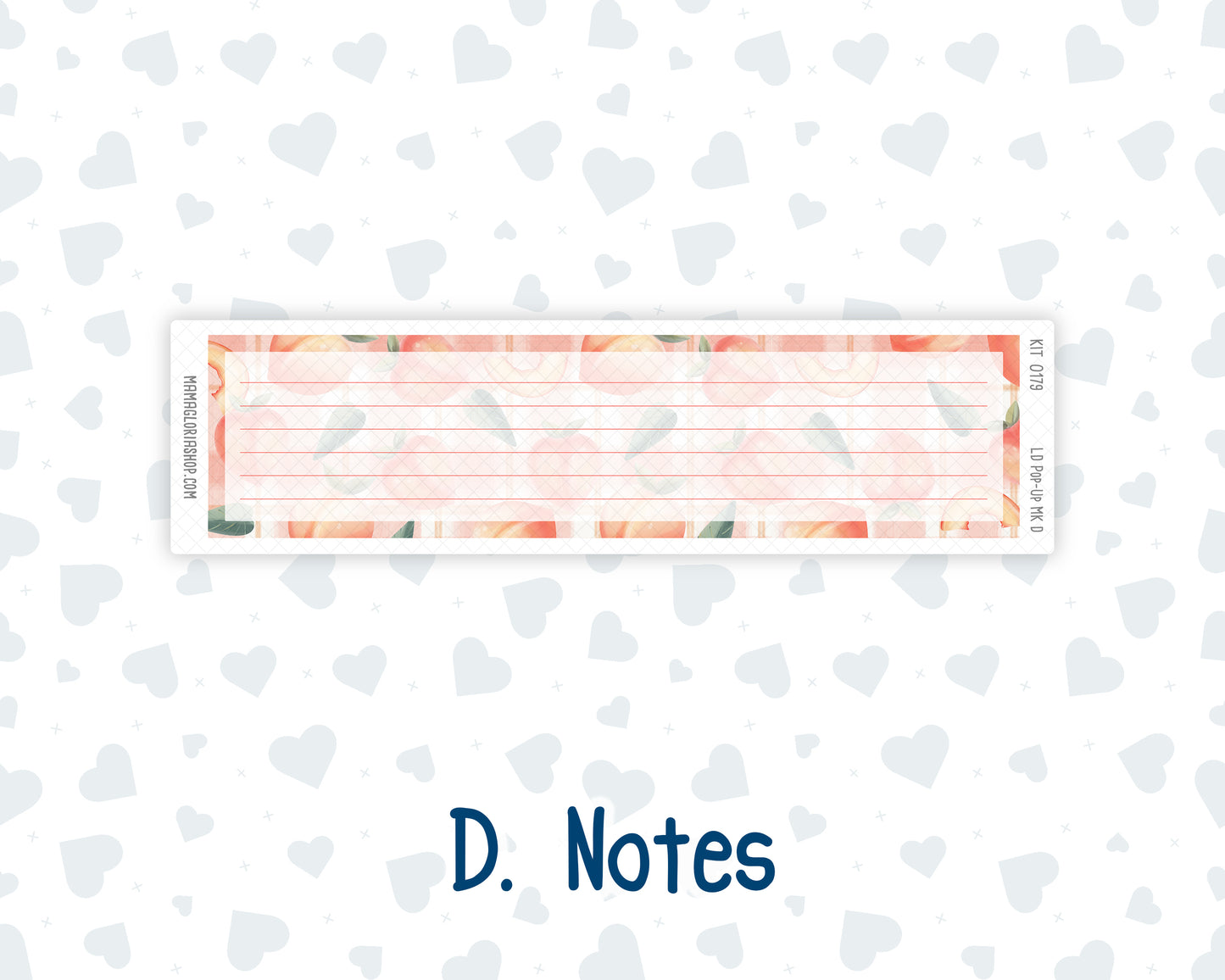 Kit 0179 - Laurel Denise Pop-Up - Monthly Kit - August - Peaches