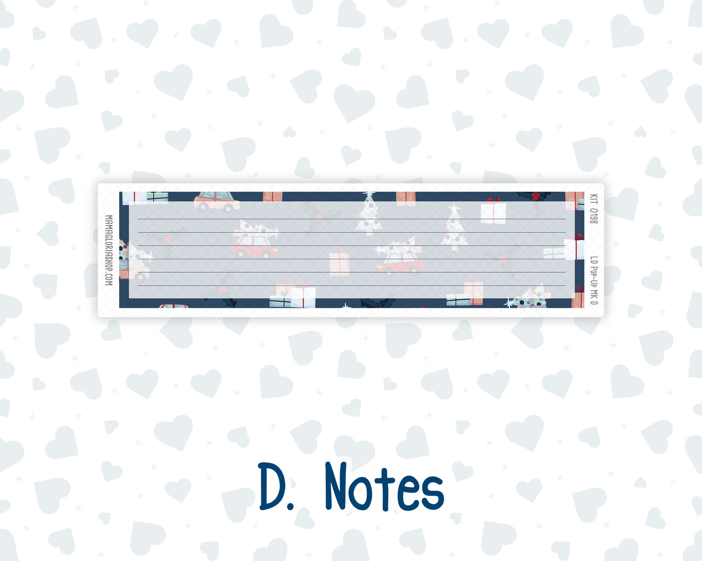 Kit 0198 - Laurel Denise Pop-Up - Monthly Kit - December - Holliday Village