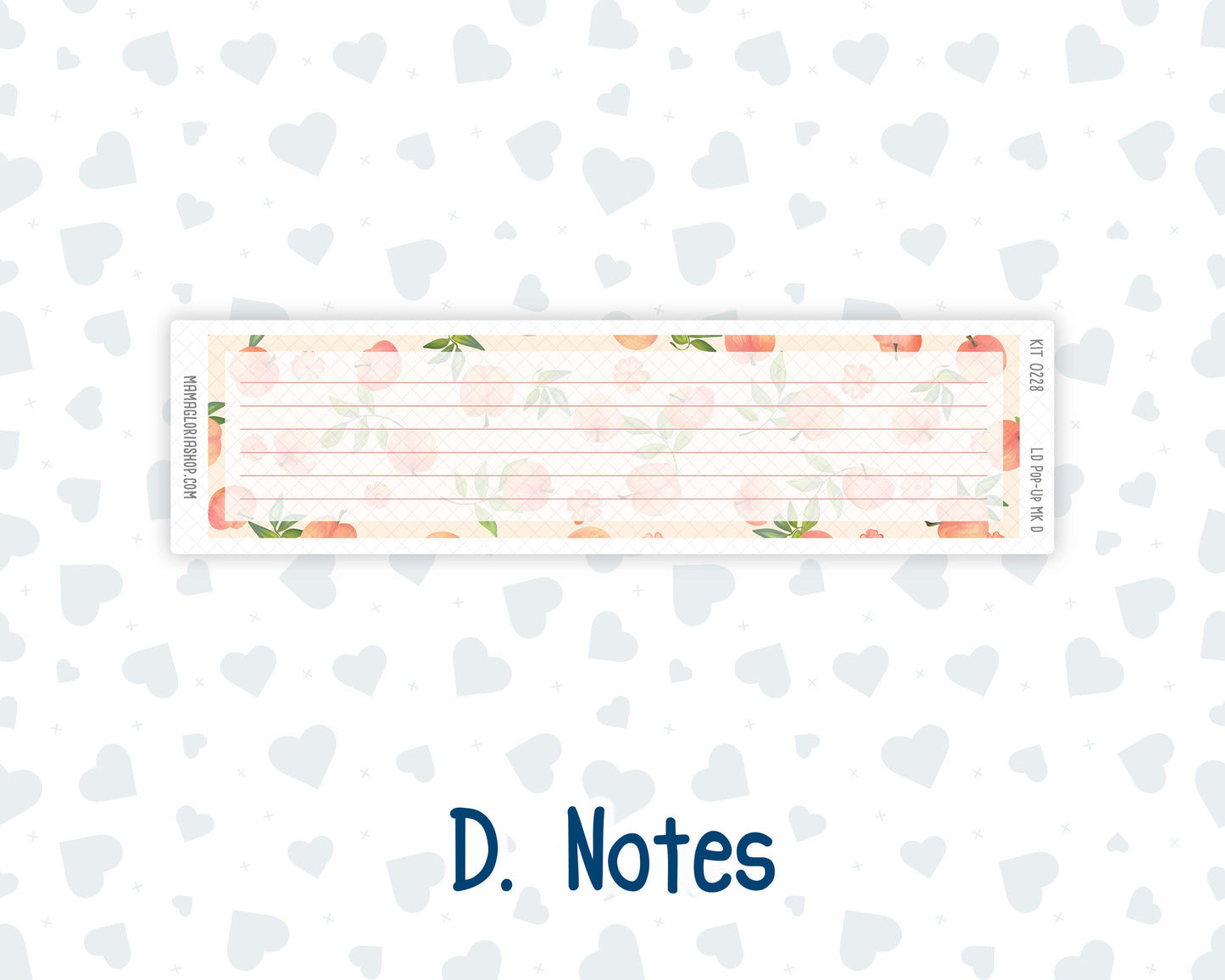 Kit 0228 - Laurel Denise Pop-Up - Monthly Kit - August - Just Peachy