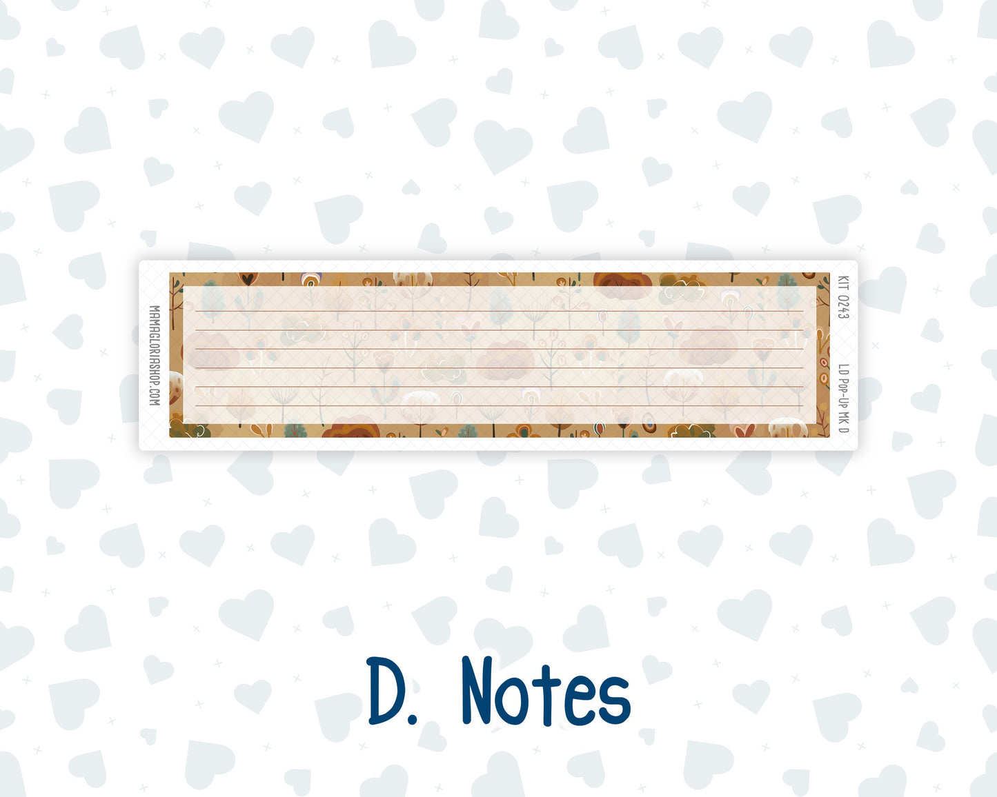Kit 0243 - Laurel Denise Pop-Up - Monthly Kit - November - Boho Autumn