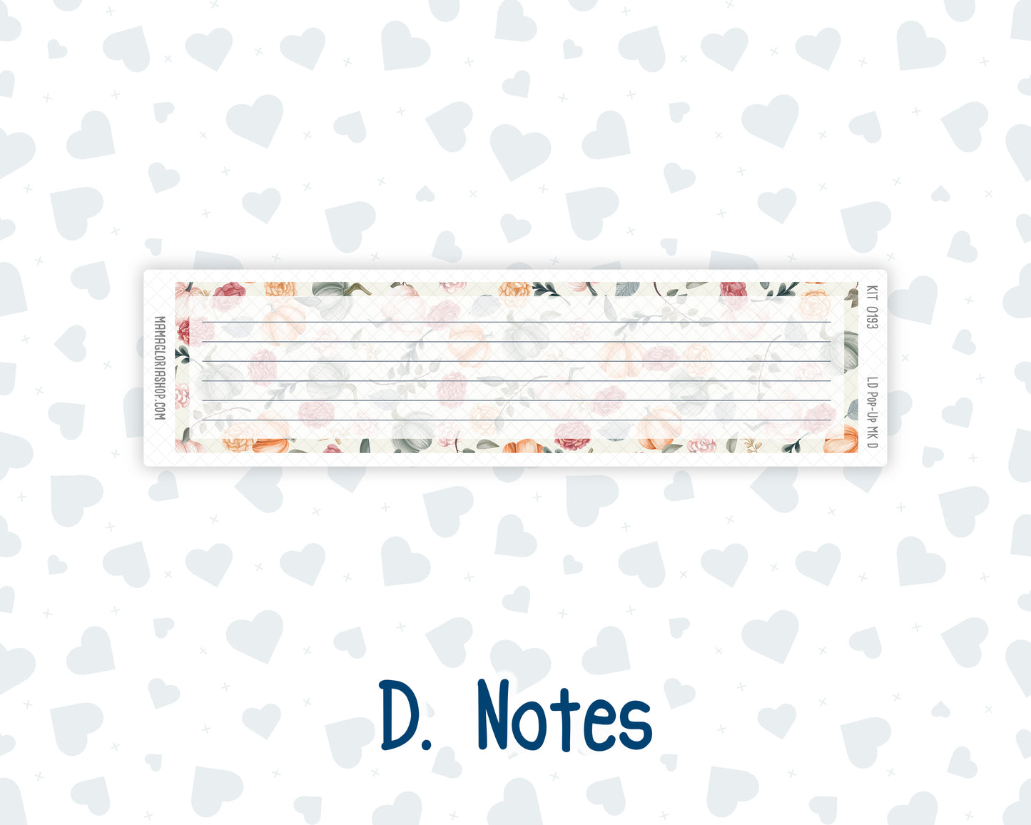 Kit 0193 - Laurel Denise Pop-Up - Monthly Kit - November - Harvest Blooms