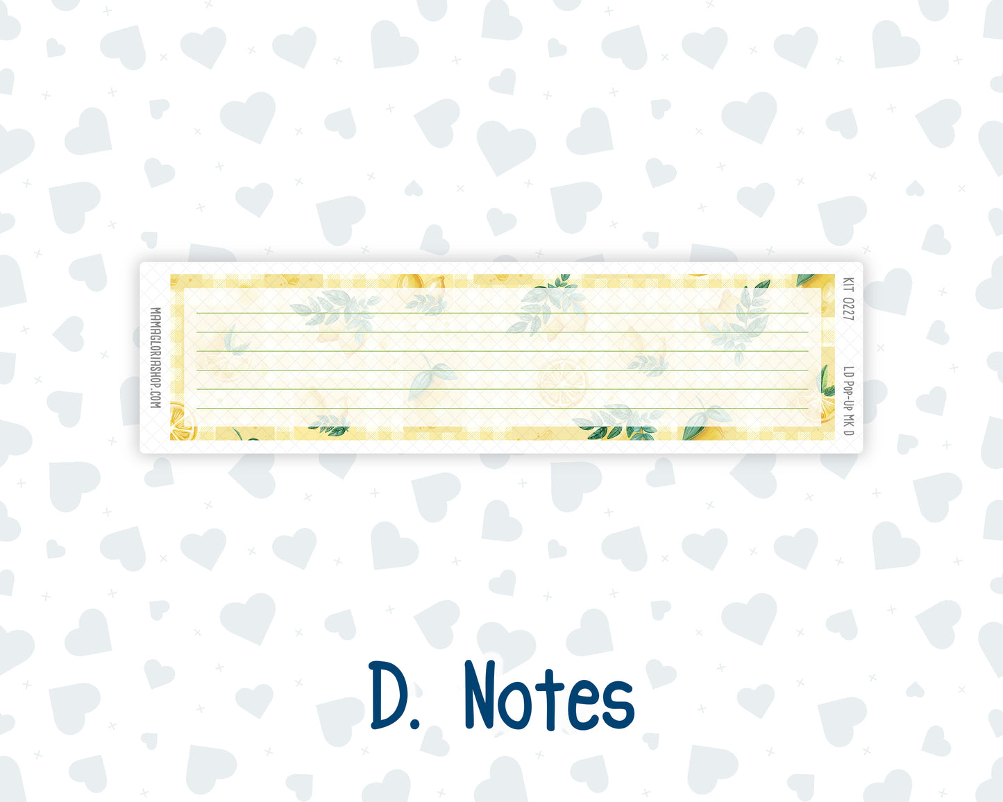 Kit 0227 - Laurel Denise Pop-Up - Monthly Kit - July - Lemon Grove