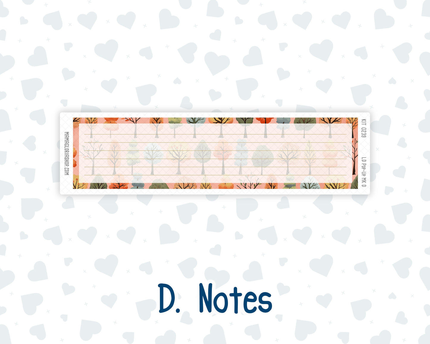 Kit 0239 - Laurel Denise Pop-Up - Monthly Kit - October - October Stroll
