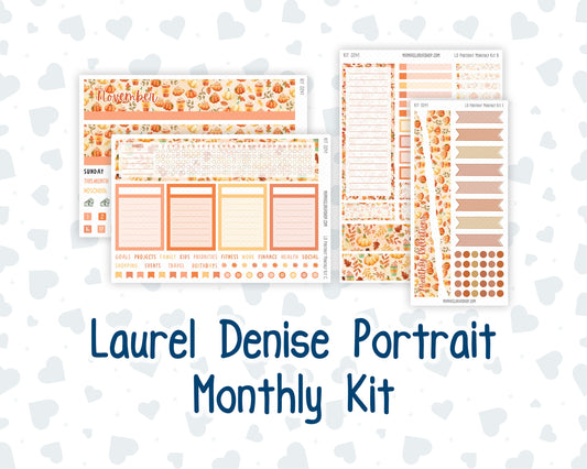 Kit 0241 - Laurel Denise Portrait - Monthly Kit - November - Pumpkin Latte