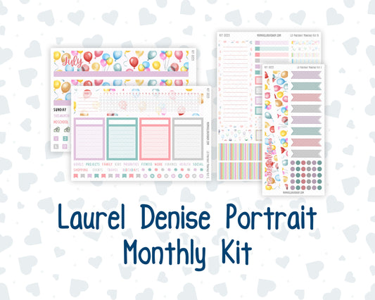 Kit 0225 - Laurel Denise Portrait - Monthly Kit - July - Carnival Joy