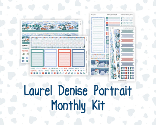 Kit 0247 - Laurel Denise Portrait - Monthly Kit - December - Snow Day Adventures