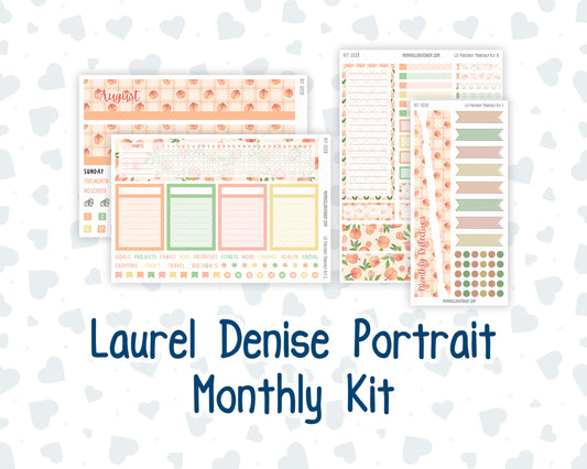 Kit 0228 - Laurel Denise Portrait - Monthly Kit - August - Just Peachy