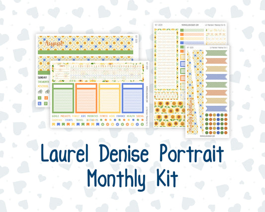 Kit 0229 - Laurel Denise Portrait - Monthly Kit - August - Golden Faces