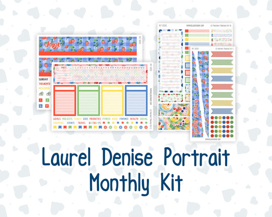 Kit 0220 - Laurel Denise Portrait - Monthly Kit - June - June Berries