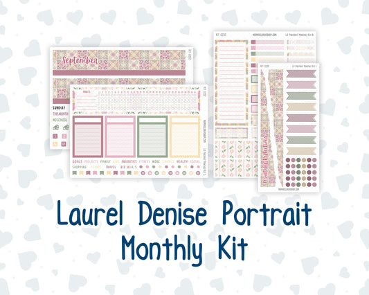 Kit 0232 - Laurel Denise Portrait - Monthly Kit - September - Heirloom Garden