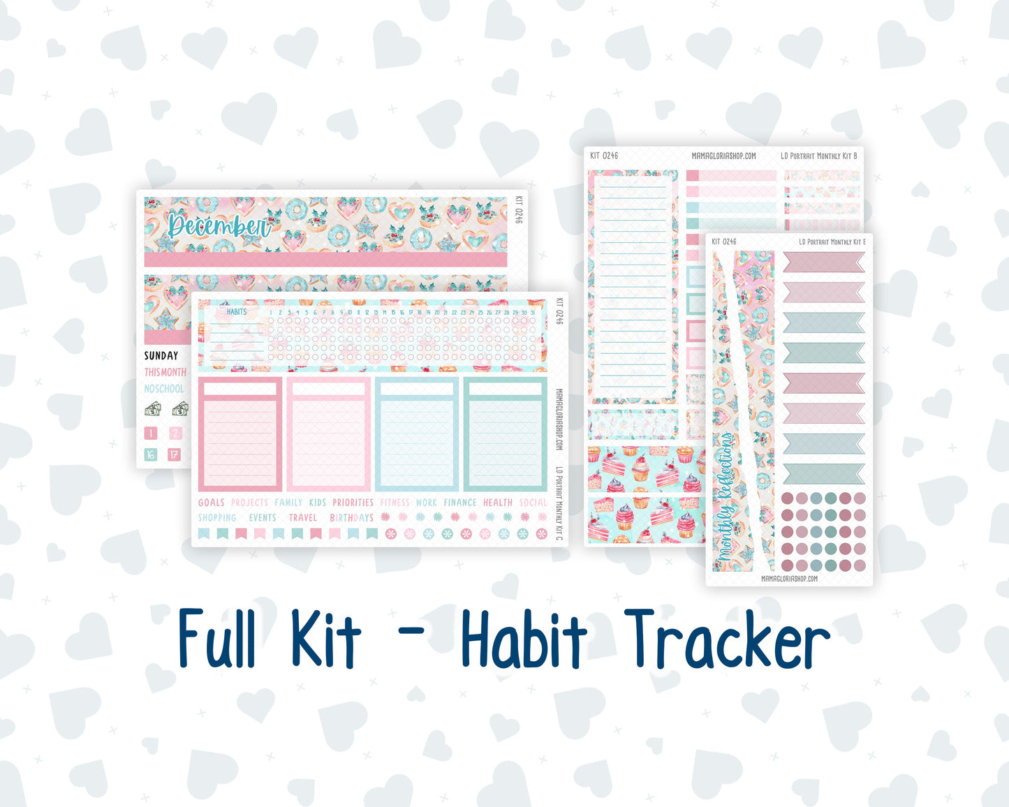 Kit 0246 - Laurel Denise Portrait - Monthly Kit - December - Gingerbread Sweets