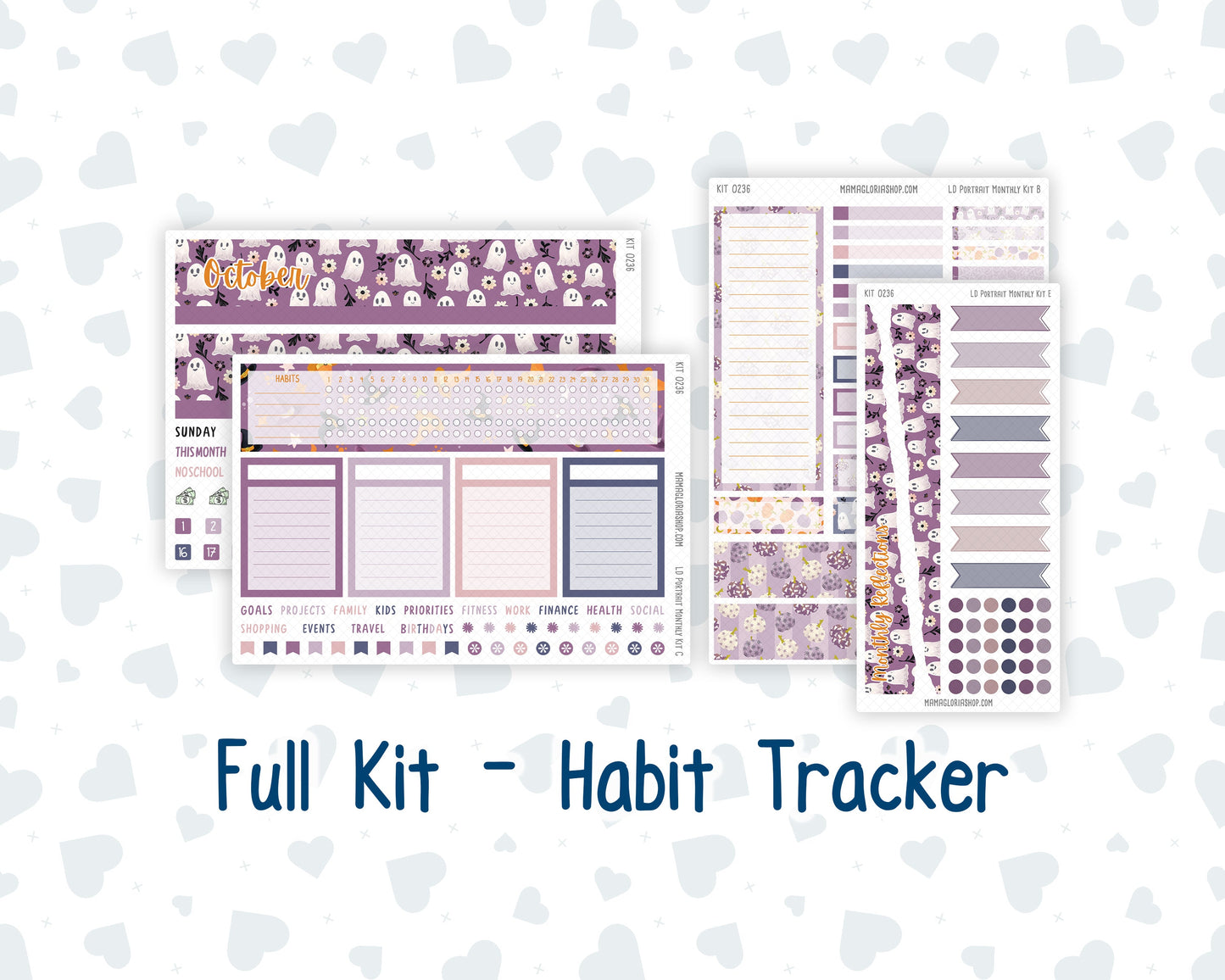 Kit 0236 - Laurel Denise Portrait - Monthly Kit - October - Sweet & Spooky
