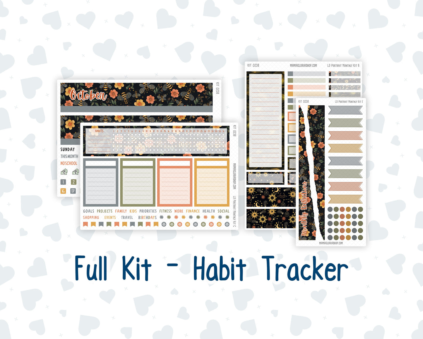Kit 0238 - Laurel Denise Portrait - Monthly Kit - October - Starry Autumn Nights