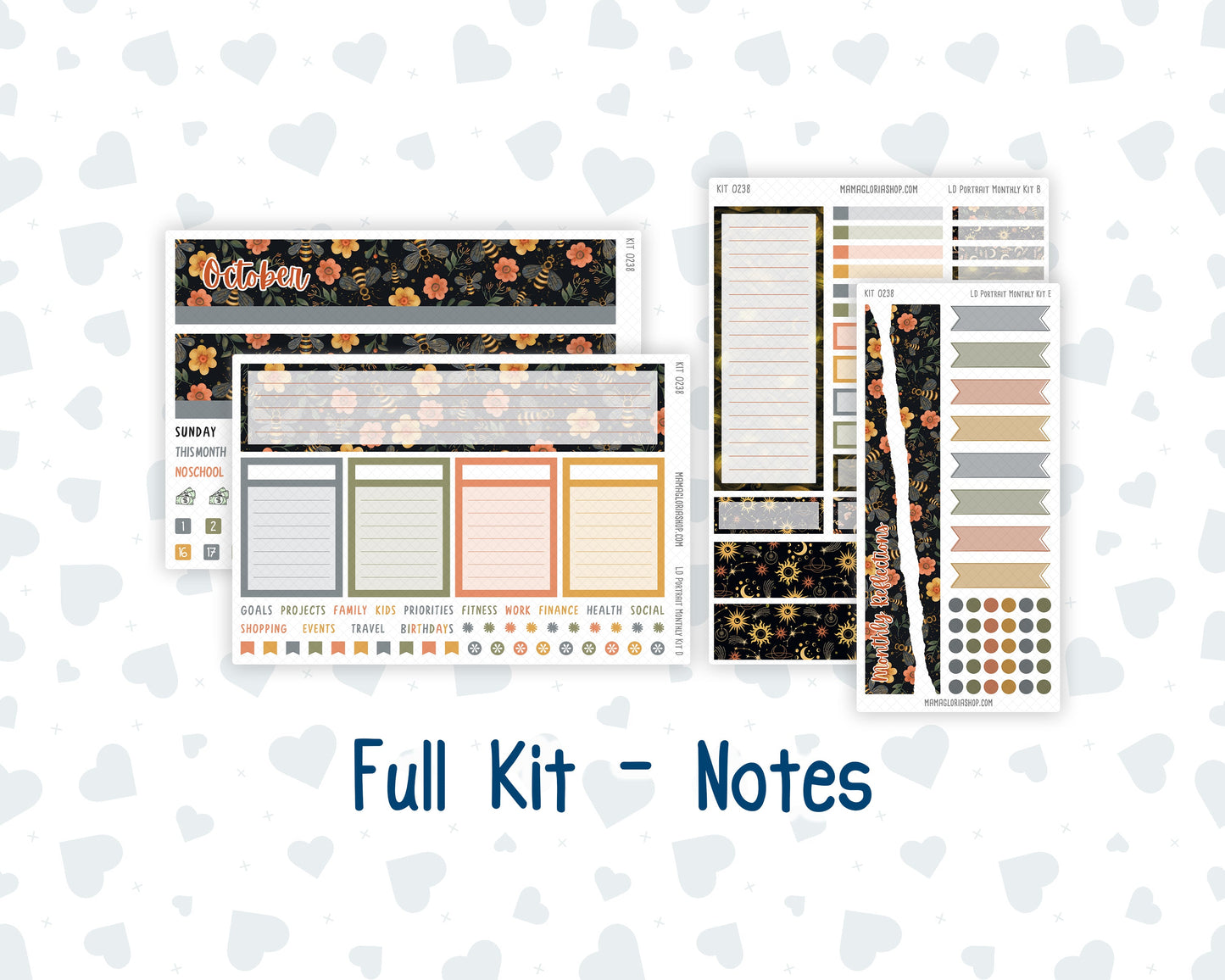 Kit 0238 - Laurel Denise Portrait - Monthly Kit - October - Starry Autumn Nights