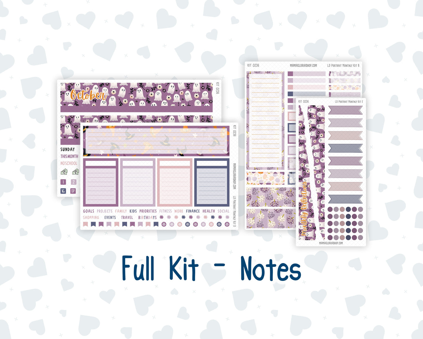 Kit 0236 - Laurel Denise Portrait - Monthly Kit - October - Sweet & Spooky