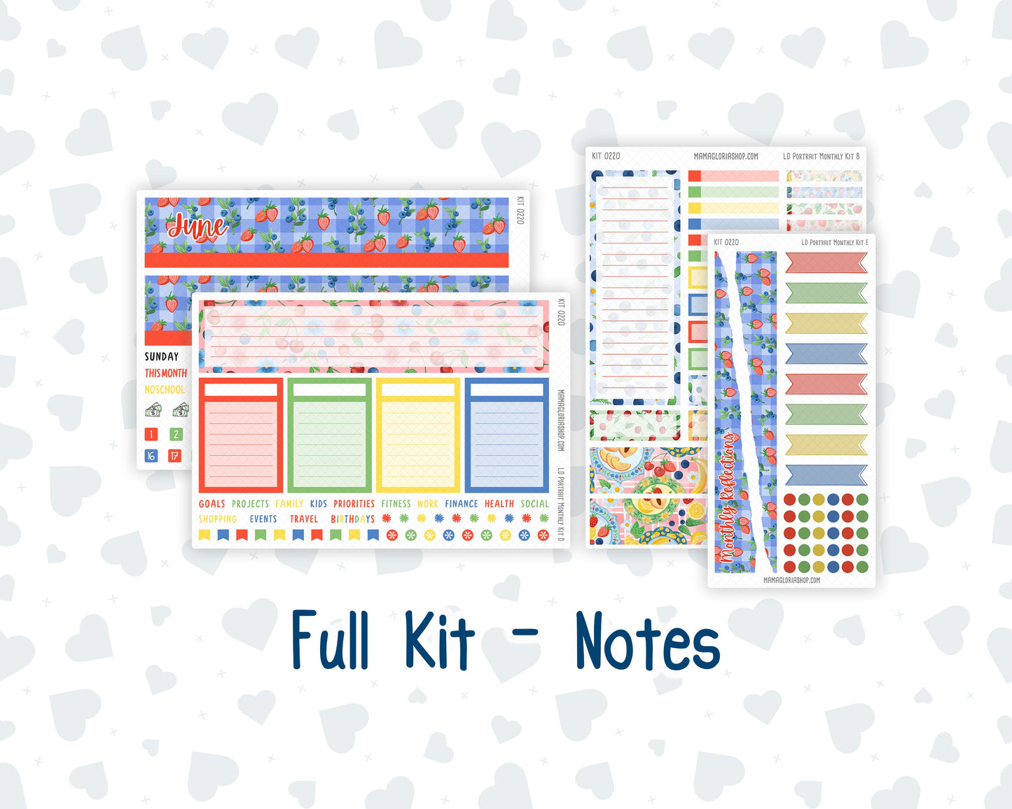 Kit 0220 - Laurel Denise Portrait - Monthly Kit - June - June Berries