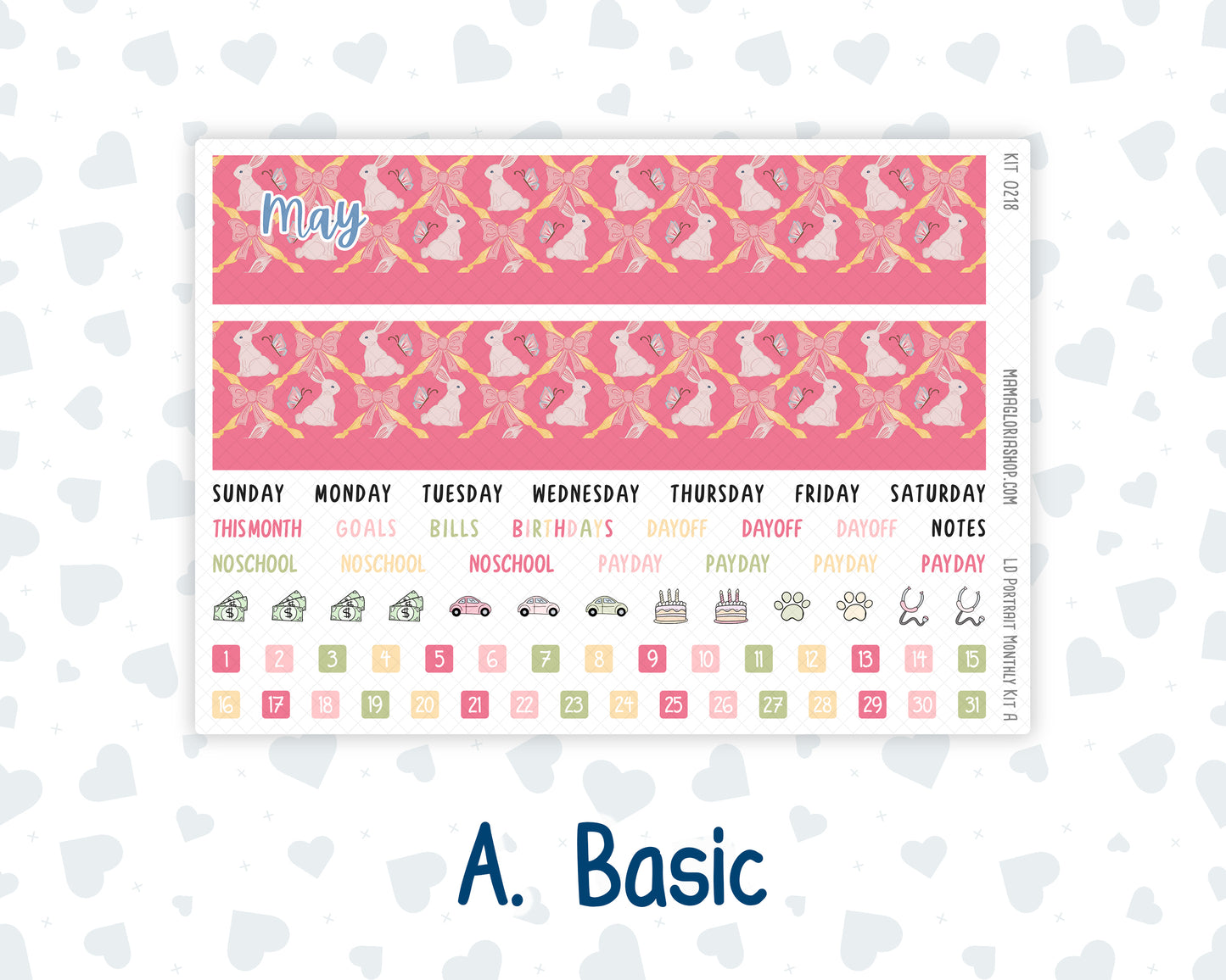 Kit 0218 Laurel Denise Portrait – Monthly - Mother's Love- May
