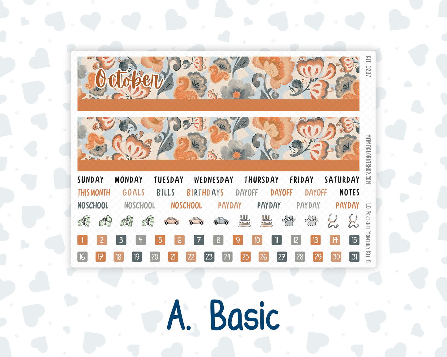 Kit 0237 - Laurel Denise Portrait - Monthly Kit - October - Forest Folk