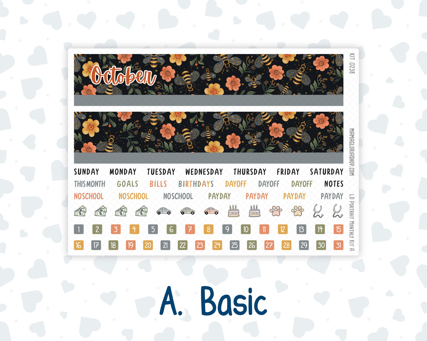 Kit 0238 - Laurel Denise Portrait - Monthly Kit - October - Starry Autumn Nights