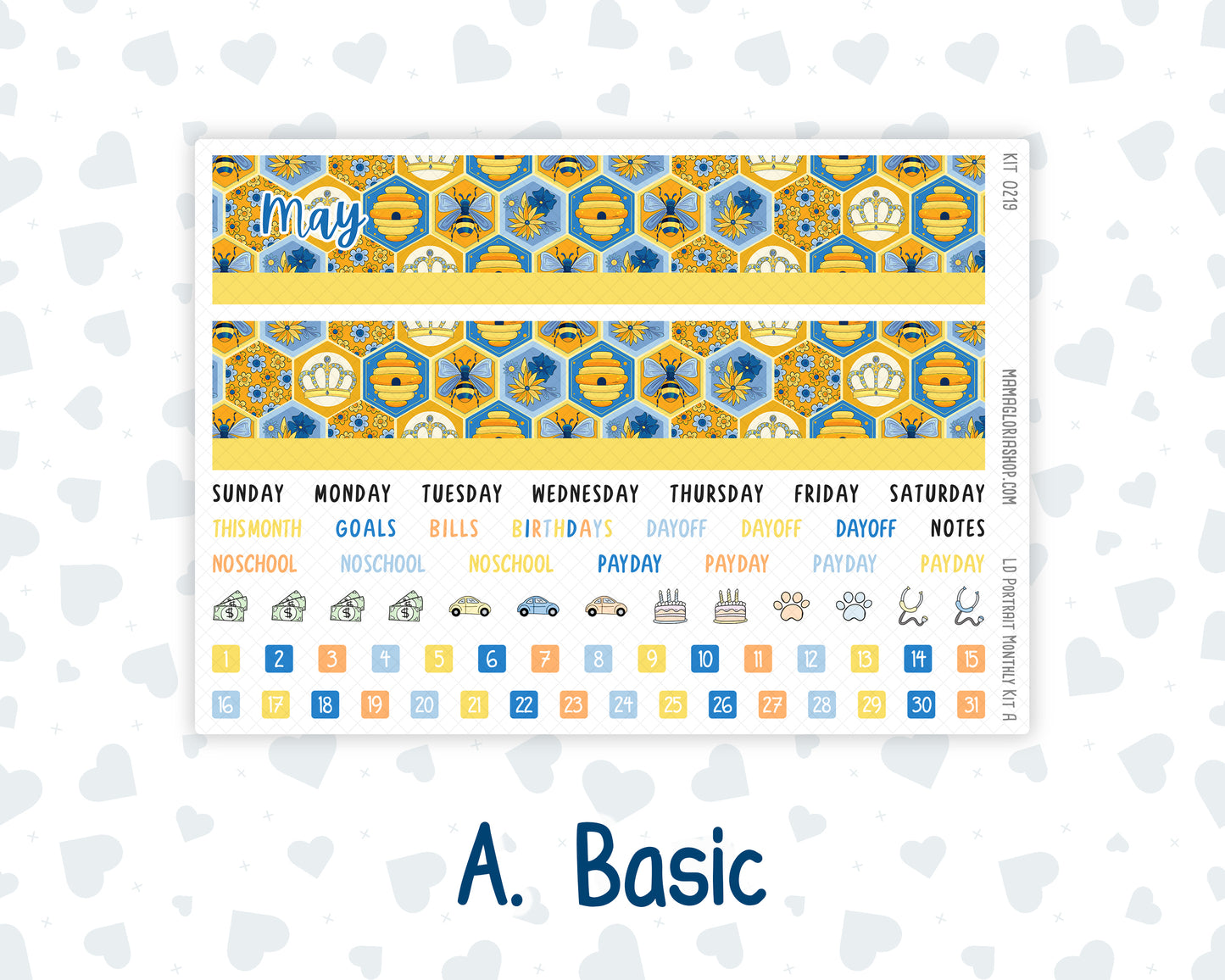 Kit 0219 Laurel Denise Portrait – Monthly - Bee's Business- May