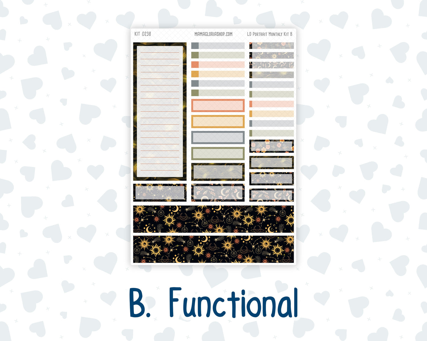 Kit 0238 - Laurel Denise Portrait - Monthly Kit - October - Starry Autumn Nights
