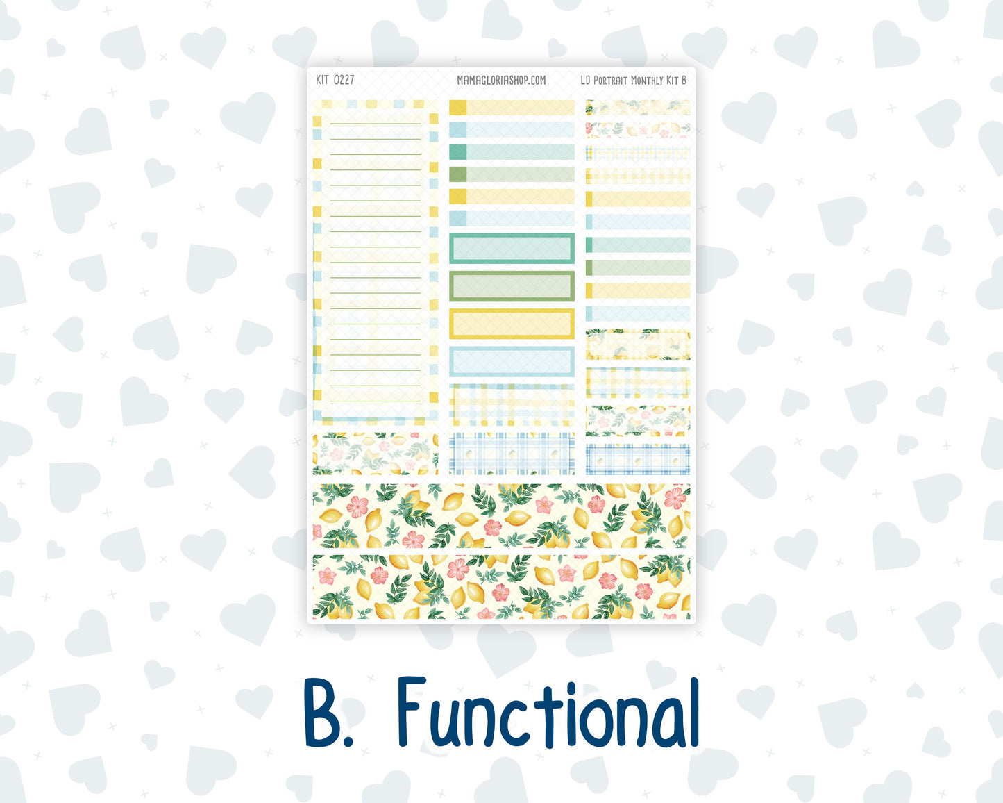 Kit 0227 - Laurel Denise Portrait - Monthly Kit - July - Lemon Grove