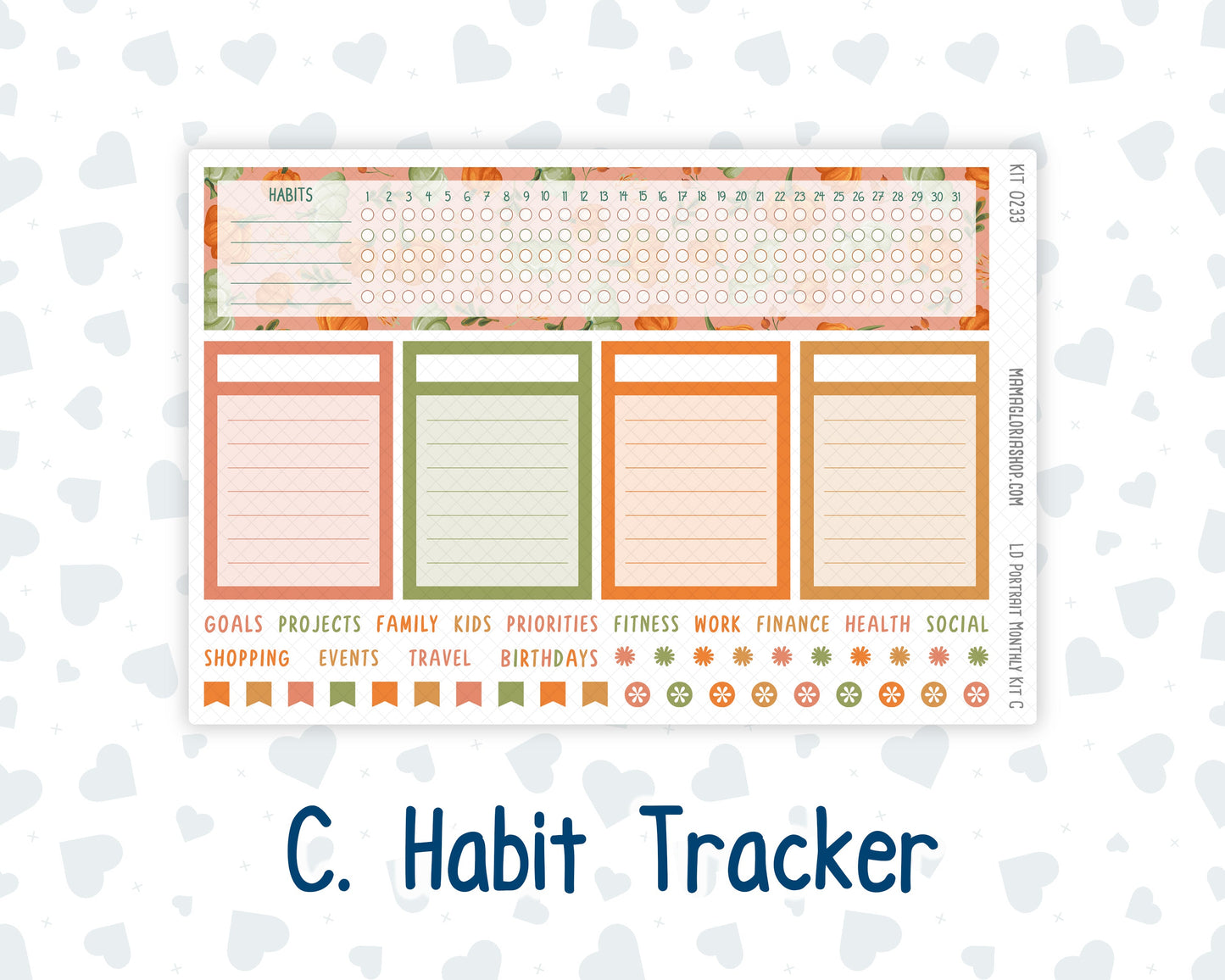 Kit 0233 - Laurel Denise Portrait - Monthly Kit - September - Cinnamon Days