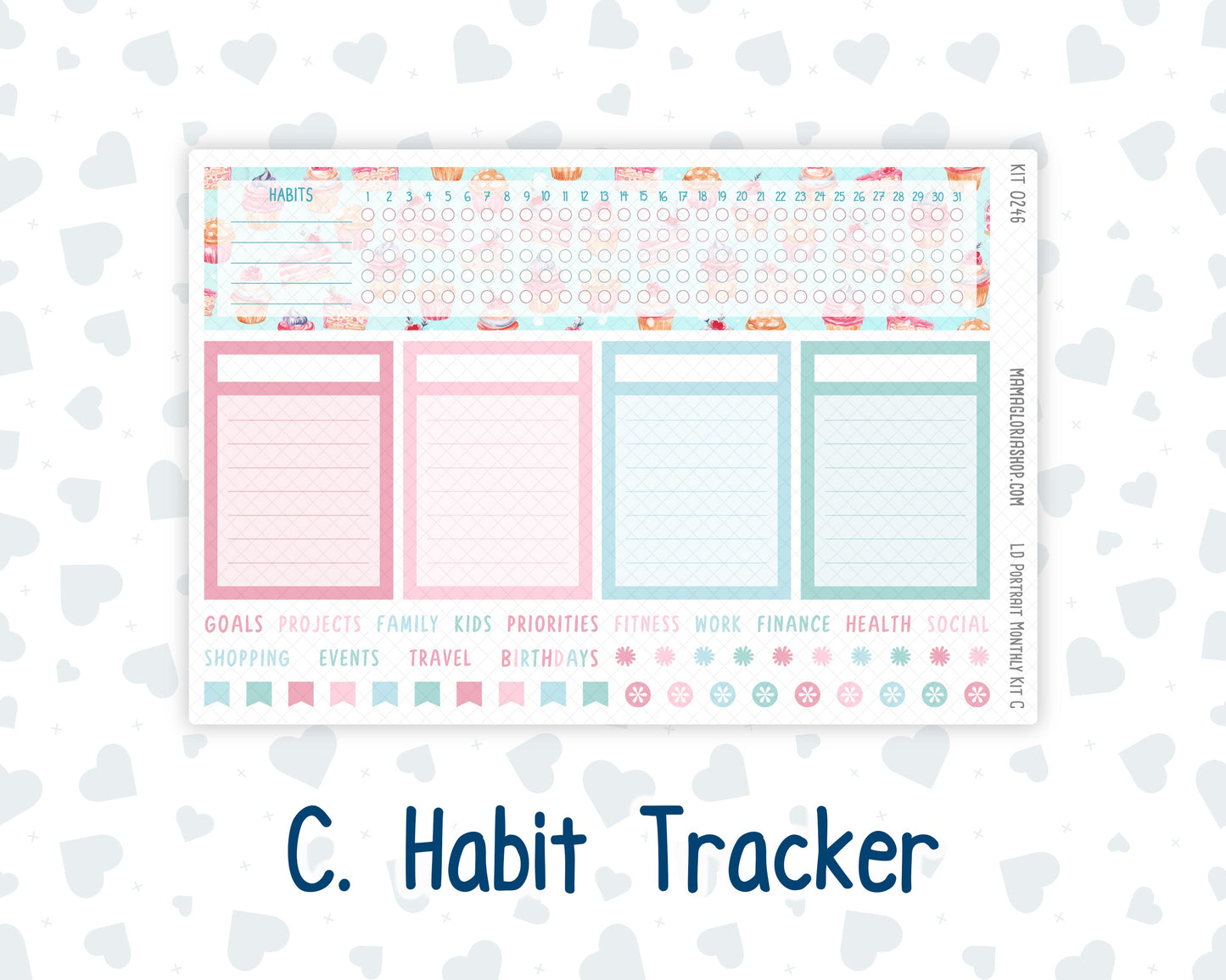 Kit 0246 - Laurel Denise Portrait - Monthly Kit - December - Gingerbread Sweets