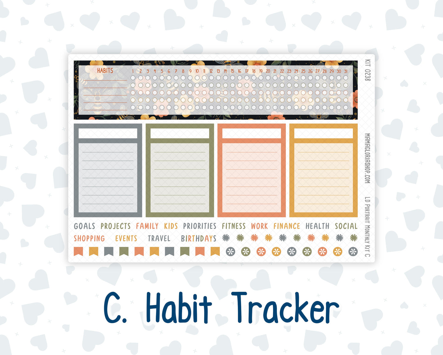 Kit 0238 - Laurel Denise Portrait - Monthly Kit - October - Starry Autumn Nights