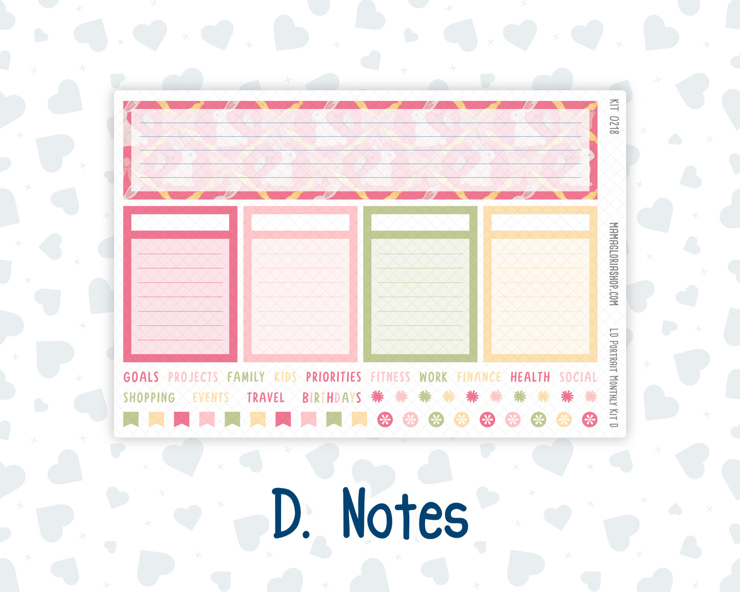 Kit 0218 Laurel Denise Portrait – Monthly - Mother's Love- May
