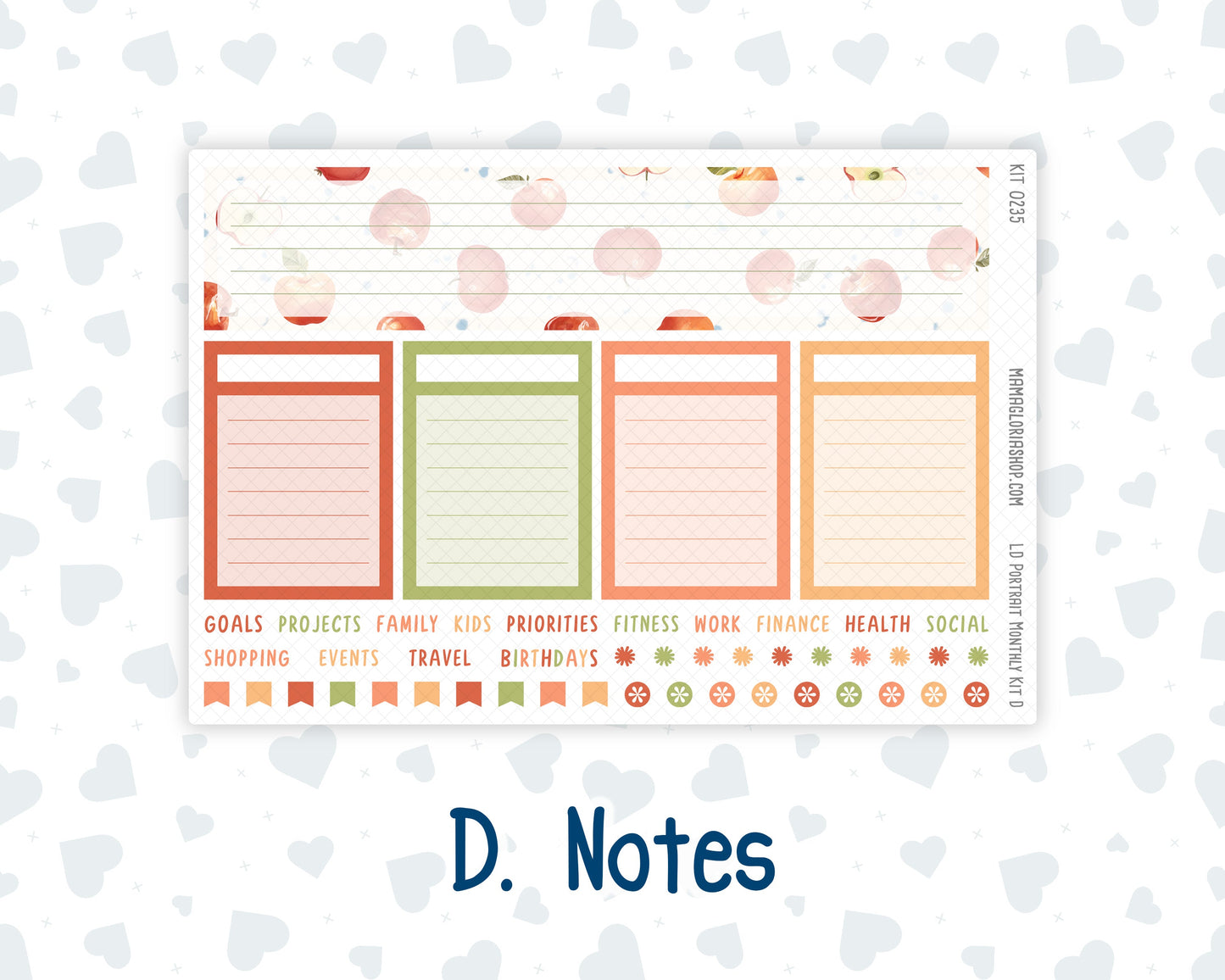 Kit 0235 - Laurel Denise Portrait - Monthly Kit - September - Apple Orchard