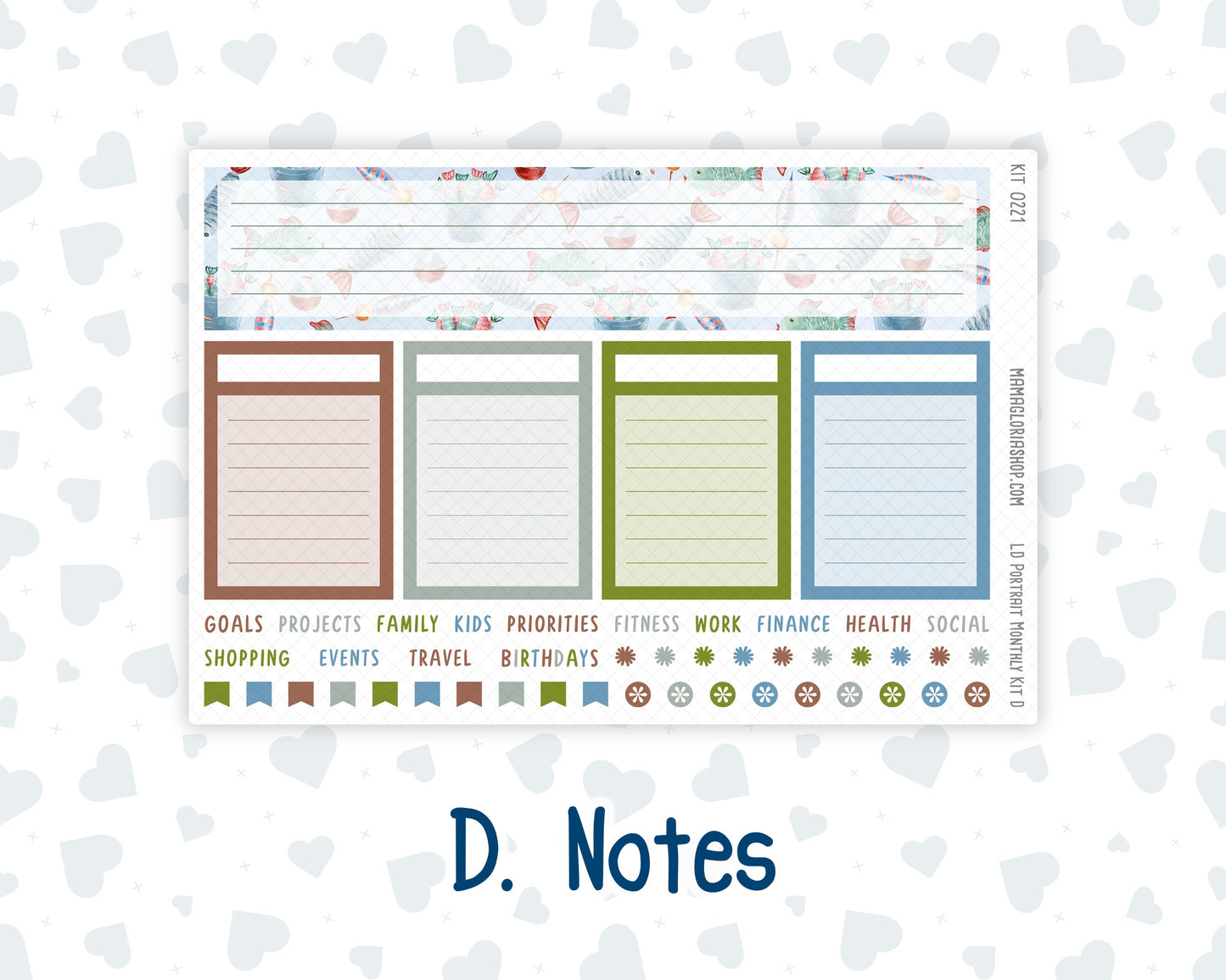 Kit 0221 - Laurel Denise Portrait - Monthly Kit - June - Gone Fishing