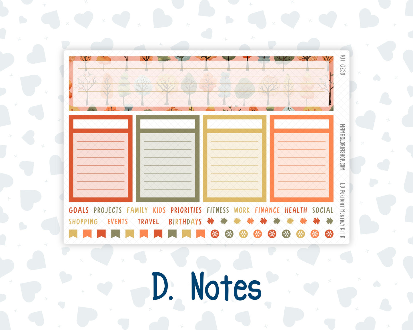 Kit 0239 - Laurel Denise Portrait - Monthly Kit - October - October Stroll